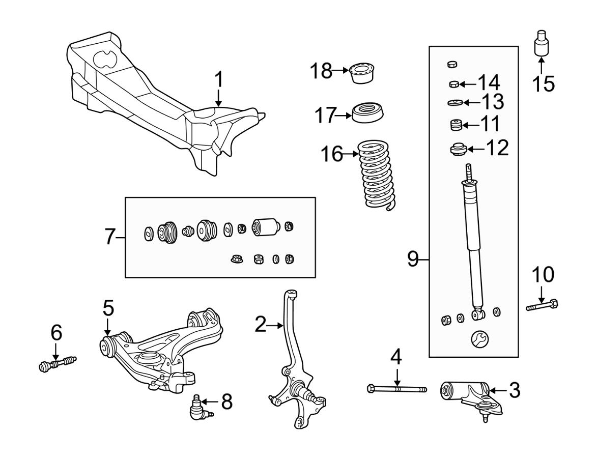 Genuine Mercedes Spring Shim - Front (21mm) 2103210584